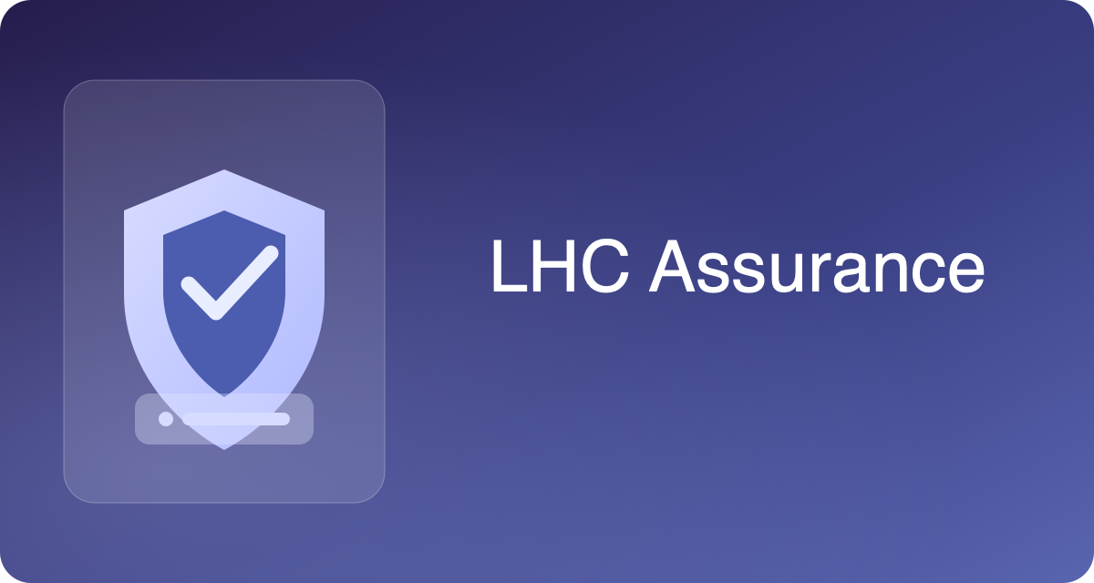 LHC Assurance brand visual